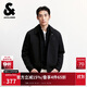 杰克·瓊斯（JACK&JONES） 男裝秋季夾克常規版摁扣拉鏈翻領(lǐng)口袋胸前刺繡長(cháng)袖上衣225321021