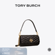Tory Burch 湯麗柏琦【線上專享】KIRA 小號(hào)絎縫翻蓋肩背包女包TB 90456 黑色 001 OS