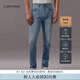 Calvin KleinJeans四季款男士休閑通勤簡(jiǎn)約字母ck彈力楔形錐形牛仔褲J323113 1AA-牛仔藍(lán) 32 -31