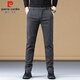 皮爾卡丹（pierre cardin）商務(wù)休閑褲男秋冬季韓版潮流修身西褲男長(cháng)褲子男裝 灰色  33 