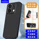 Freeson 適用OPPO K12s手機殼保護套 簡約輕薄全包防摔磨砂TPU軟殼（附指環(huán)支架）黑色