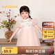 巴拉巴拉童裝女童公主裙2024夏季兒童連衣裙國風旗袍裙網(wǎng)紗裙208224111009