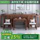 迪美爾（DIMEIER） 新中式實(shí)木玄關(guān)桌胡桃木家用客廳小戶(hù)型桌子落地玄關(guān)條案桌供桌 條案/供桌（柜門(mén)馬蹄腿設計）