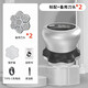 飛利浦斯（PHLIPS）適用10瓦磁吸六刀頭刮光頭神器剃光頭機男士專用電動理發(fā)器剃須刀家用刮胡刀 KMD銀色七刀頭標配+2備用刀頭 進口8W加強電機