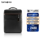 新秀麗（Samsonite）電腦包上新牛皮男包男士雙肩包時(shí)尚背包黑色/咖色14英寸BC9*09010
