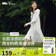 蕉下（beneunder）防曬服長款女冰絲涼感海邊沙灘透氣全身防曬AL90224霜奶白M