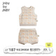 jnby by JNBY【套裝】江南布衣嬰童秋針織背心短褲舒適男女童嬰兒YN8H20920 080雜米灰 100 cm