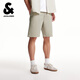 杰克·瓊斯（JACK&JONES）男裝短褲時(shí)尚百搭簡(jiǎn)約舒適經(jīng)典刺繡寬松休閑褲子下裝225215045 C45巖石色 XL (185)
