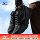 美津濃（MIZUNO）男鞋 25夏季新款RACER S運(yùn)動(dòng)鞋舒適透氣緩震休閑輕便跑步鞋 【RACER S】幻影黑武士 42.5 (275mm)