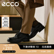 愛步（ECCO）雕花布洛克男鞋 圓頭男士皮鞋商務(wù) 都市奧斯陸550214 黑色55021451052 41