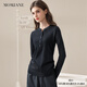 Mom Jane哺乳上衣外出辣媽款孕婦秋裝內搭打底衫可外穿喂奶秋冬款月子服 黑色 L