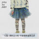 jnby by JNBY江南布衣童裝秋半身裙網(wǎng)紗公主蓬蓬裙多彩印花女童兒童1N8D11810 088灰綠系組合 110 cm