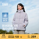 森馬（Semir）羽絨服女短款立領(lǐng)撞色三防保暖外套2024冬季新款美式休閑通勤上衣 粉紫(白鴨絨)70014 XL