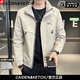CAIDEN KETCH品牌男裝夾克男士春秋季2025新款高級感休閑上衣男款工裝立領(lǐng)外套 高檔卡其色 【現(xiàn)貨速達(dá)】 XL 175 【建議120-134斤】