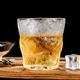 胖東來(lái)同款冰川紋飲料玻璃杯冰川紋玻璃杯水杯高顏值啤酒杯子咖啡 冰川矮款一只