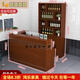 游復(fù)吟餐廳轉(zhuǎn)角收銀臺(tái)組合超市小型前臺(tái)理發(fā)店工作臺(tái)酒樓飯店收銀桌 1.2m吧臺(tái)1.2m酒柜