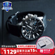 卡西歐（CASIO） 手表男edifice世界時(shí)間時(shí)尚商務(wù)休閑鋼帶送男友石英表防水男表 EFR-303L-1AVUPR世界時(shí)間
