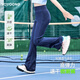 小豬彼特女童套裝速干運動(dòng)服兒童秋夏防曬T恤女大童羽毛球瑜伽訓練服秋裝 18377藏青色 120 cm