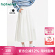 熱風(fēng)【商場同款】蛋糕裙2025年夏季新款女士口袋大擺裙顯瘦A字裙 04白色 L