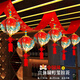 加仕高中秋國慶節裝飾拉花拉旗立體圓燈籠商場(chǎng)超市節日氛圍場(chǎng)景布置吊旗