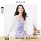 JESSIE簡(jiǎn)約V領(lǐng)七分袖單排扣針織空調(diào)開衫2024春新款 白色 L