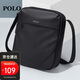 POLO單肩包男士耐磨斜挎包豎款iPad手機(jī)包運(yùn)動(dòng)挎包單肩小包七夕禮物