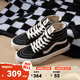 VANS范斯官方 SK8-Hi Tapered輕質(zhì)黑質(zhì)感穿搭男鞋女鞋帆布鞋 黑色 36