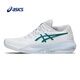 亞瑟士（ASICS） 男女士網(wǎng)球鞋Resolution RX系列緩震專業(yè)運(yùn)動(dòng)鞋 【女款】1042A279-103溫網(wǎng)白/綠 38