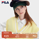 FILA X MAGIC STICK斐樂編織衫女秋時尚休閑寬松亮色V領(lǐng)馬甲 淡嫩黃-YE M 165/84A