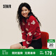 森馬（Semir）[商場同款]迪士尼米奇紅色毛衣女25年絞花寬松針織衫101125107004