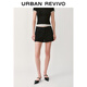 UR2025夏季新款女裝時(shí)尚簡(jiǎn)約純色百搭牛仔短褲UWM850145