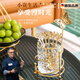 RICH YOUR HOME德國品質(zhì)水果叉輕奢高端不銹鋼創(chuàng  )意套裝高顏值家用蛋糕甜品小叉子 蝴蝶罐+3支樹(shù)葉叉+3支樹(shù)葉勺