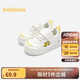 巴拉巴拉寶寶學(xué)步鞋嬰兒鞋子男童女童春秋小白鞋2024透氣208124145201