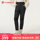 坦博爾羽絨褲內穿防寒居家女冬款小腳褲長(cháng)褲TB5310116 智博藍165