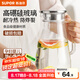 蘇泊爾（SUPOR） 玻璃冷水壺涼水壺家用耐熱高溫大容量花茶果汁涼白開水杯 涼水壺1.8L