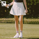FILA 斐樂官方女裝梭織短裙2025夏新款復(fù)古網(wǎng)球運(yùn)動(dòng)百褶裙半身裙短裙 云白-WT S 160/62A/S