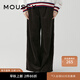 moussy 新品燈芯絨軟糯闊腿休閑褲女028GAZ30-6300 060棕色 M