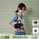 歐時(shí)納（JUST STAR）保齡球包包女款2025年新款輕奢侈單肩斜挎包手提包女士包七夕禮物 松露黑 +贈掛飾
