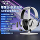 戴靈G3游戲電競頭戴耳機2.4G無延遲電腦藍牙7.1音效fps專用有麥長續(xù)航冰絲耳罩個性調(diào)音C-media驅(qū)動 零度白+耳機支架 【電競C-media解碼芯片 】