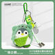韋戒羽毛球運動(dòng)風(fēng)格掛飾可愛(ài)毛絨小企鵝玩偶背書(shū)包包掛件公仔情侶鑰匙 【材質(zhì)升級/更柔和】玩偶綠企鵝+羽毛球+掛繩 無(wú)規格