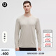 lululemon丨Metal Vent Tech 男士運(yùn)動(dòng)長(zhǎng)袖 T 恤 LM3FEPS 稀釋洗滌罩灰 專屬款 M