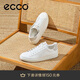 愛步（ECCO）板鞋男 經(jīng)典百搭牛皮輕奢休閑鞋 街頭521304 白色/砂礫灰42