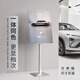 boze 柏致KT板展架立牌水牌POP掛畫(huà)架立式落地指示牌廣告支架斜面KT板支架 【加重款】銀色*汽車烤漆