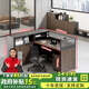 美軒戈職員桌辦公桌員工桌辦公室簡(jiǎn)約財務(wù)桌加厚屏風(fēng)辦公桌椅組合 7字型單人位+活動(dòng)柜+椅