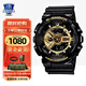 卡西歐（CASIO）手表男學(xué)生手表禮物黑金g-shock系列防水運動日韓石英表 GA-110GB-1A經(jīng)典黑金LED照明