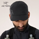 ARC'TERYX始祖鳥 NORVAN HAT 輕量透氣 男女同款 彎檐帽 BLACK/黑色 S-M