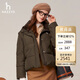 哈吉斯（HAZZYS）女裝PHIZ格子羽絨服ASFSU0BDX26 卡其色KK 160/84A38
