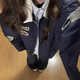 衣然呈品美式復古翻領(lǐng)外套女春秋2025新款潮牌設計寬松情侶休閑夾克上衣女 藏青色 L 【建議120-135斤】