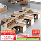 美軒戈（meixuange）職員桌工位屏風(fēng)隔斷卡位電腦桌辦公家具財務(wù)辦公桌椅組合