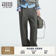 Teenie Weenie小熊女裝衛(wèi)褲2025年秋季新款松弛感舒適運(yùn)動(dòng)風(fēng)休閑褲 深灰色 S